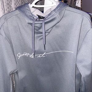 Nike “just do it” slouchy neck sweatshirt